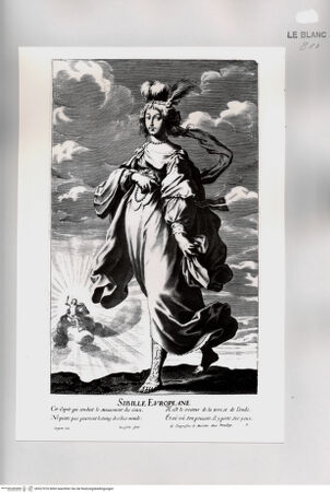 Vorderseite von Istituto Nazionale per la Grafica [http://creativecommons.org/publicdomain/mark/1.0/] Die zwölf SibyllenTafel 11: "Sibille Europeane" - , bh527076. Foto.