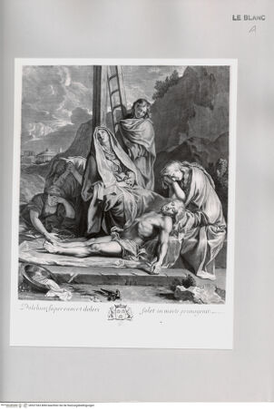 Vorderseite von Istituto Nazionale per la Grafica [http://creativecommons.org/publicdomain/mark/1.0/] Beweinung Christi - , bh527363. Foto.