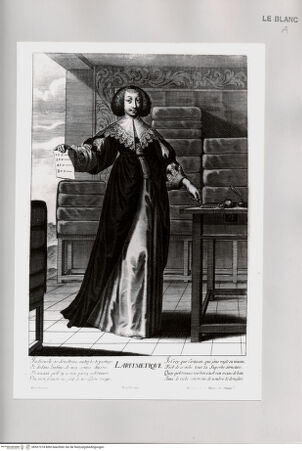 Vorderseite von Istituto Nazionale per la Grafica [http://creativecommons.org/publicdomain/mark/1.0/] Die Arithmetik - , bh527374. Foto.