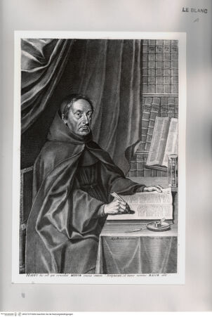 Vorderseite von Istituto Nazionale per la Grafica [http://creativecommons.org/publicdomain/mark/1.0/] Gelehrter Kleriker am Schreibpult - , bh527379. Foto.