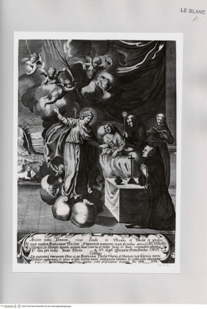 Vorderseite von Istituto Nazionale per la Grafica [http://creativecommons.org/publicdomain/mark/1.0/] Die heilige Thekla wird vom Totenbett in den Himmel geleitet - , bh527634. Foto.