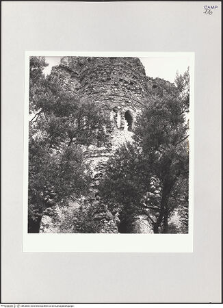 Vorderseite von Bibliotheca Hertziana [https://www.deutsche-digitale-bibliothek.de/content/lizenzen/rv-fz/] Sant'Eustachio - Apsiden, Detail, bh528584_recto. Foto: Schwarz, Heinrich Mathias.