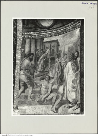 Vorderseite von Sopr. BAS ROMA [https://www.deutsche-digitale-bibliothek.de/content/lizenzen/rv-ez/] MarienzyklusTempelgang Mariens - , bh529198_recto. Foto.