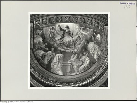 Vorderseite von Sopr. BAS ROMA [https://www.deutsche-digitale-bibliothek.de/content/lizenzen/rv-ez/] MarienzyklusHimmelfahrt Mariens - , bh529203_recto. Foto.