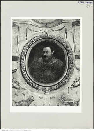 Vorderseite von Sopr. BAS ROMA [https://www.deutsche-digitale-bibliothek.de/content/lizenzen/rv-ez/] KapellenausmalungPorträt des Prokurators Johannes Lemeken - , bh529212_recto. Foto.