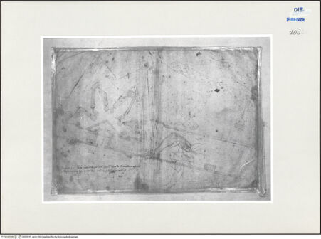 Vorderseite von Sopr. BAS FI [http://creativecommons.org/publicdomain/mark/1.0/] Grundrißplan für die Festigung der Porta al Prato in Florenz - , bh529235_recto. Foto.