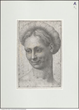 Vorderseite von Sotheby's [https://www.deutsche-digitale-bibliothek.de/content/lizenzen/rv-ez/] Porträt der Jacopa Doni, Frau des Künstlers - , bh529867_recto. Foto.