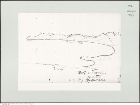 Vorderseite von Bibliotheca Hertziana [https://www.deutsche-digitale-bibliothek.de/content/lizenzen/rv-ez/] Skizzenbuch Capri, SizilienGolf von Termini Imerese - , bh530208_recto. Foto.