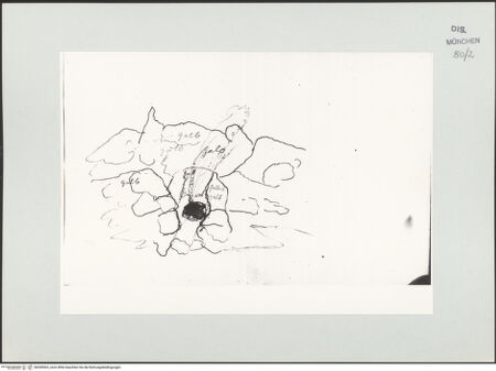 Vorderseite von Bibliotheca Hertziana [https://www.deutsche-digitale-bibliothek.de/content/lizenzen/rv-ez/] Skizzenbuch Latium, Kampanien, CapriUnidentifizierbar. Wahrscheinlich Entwurf der Campi Flegrei - , bh530563_recto. Foto.