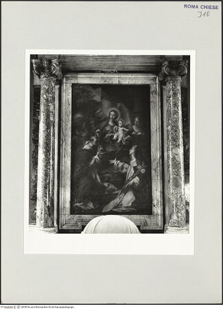 Vorderseite von Sopr. BAS ROMA [https://www.deutsche-digitale-bibliothek.de/content/lizenzen/rv-ez/] KapellenausmalungDie heilige Barbara wird von ihrem Vater enthauptet - , bh530736_recto. Foto.