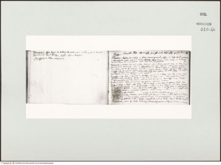 Vorderseite von Bibliotheca Hertziana [https://www.deutsche-digitale-bibliothek.de/content/lizenzen/rv-ez/] Skizzenbuch Latium, RomZwei Textseiten - , bh530804_recto. Foto.