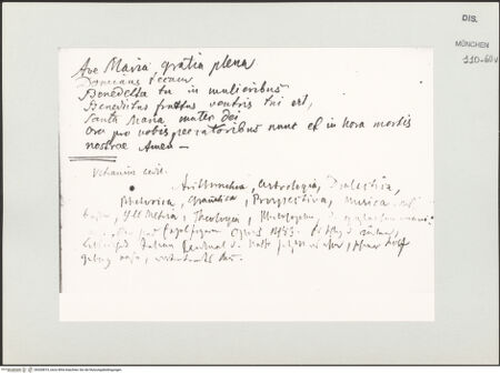 Vorderseite von Bibliotheca Hertziana [https://www.deutsche-digitale-bibliothek.de/content/lizenzen/rv-ez/] Skizzenbuch Latium, RomTextseite - , bh530819_recto. Foto.