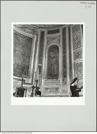 Vorderseite von Sopr. BAS ROMA [https://www.deutsche-digitale-bibliothek.de/content/lizenzen/rv-ez/] MosaikausstattungDer heilige Franziskus - , bh530833_recto. Foto.