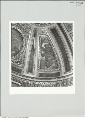 Vorderseite von Sopr. BAS ROMA [https://www.deutsche-digitale-bibliothek.de/content/lizenzen/rv-ez/] MosaikausstattungEngel mit Palmzweig - , bh530836_recto. Foto.