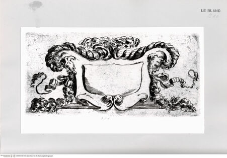 Vorderseite von Istituto Nazionale per la Grafica [http://creativecommons.org/publicdomain/mark/1.0/] Serie von KartuschenKartusche - , bh531058. Foto.