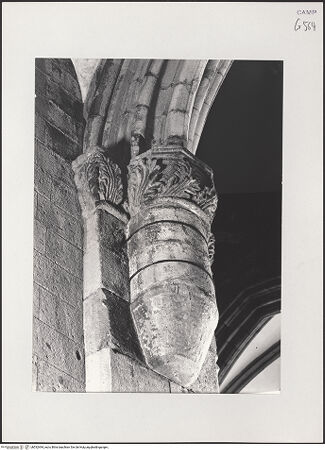 Vorderseite von Pedicini, Luciano [https://www.deutsche-digitale-bibliothek.de/content/lizenzen/rv-fz/] Sant'Eligio al MercatoSüdseitenschiff - Bogen zwischen rechtem Seitenschiff und Querschiff: Konsole, bh532494_recto. Foto: Pedicini, Luciano.