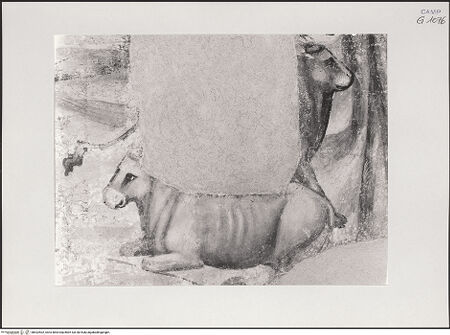 Vorderseite von Pedicini, Luciano [https://www.deutsche-digitale-bibliothek.de/content/lizenzen/rv-ez/] Geschichten von Joseph, Moses und SamsonGeschichten von Moses - Detail, Auffindung des Mosesknaben, bh532502_recto. Foto: Pedicini, Luciano.