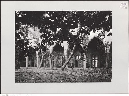 Vorderseite von Pedicini, Luciano [https://www.deutsche-digitale-bibliothek.de/content/lizenzen/rv-ez/] Santa ChiaraKreuzgang der Klarissen (Chiostro Maiolicato) - Nordostliche Galerie, Detail, bh532516_recto. Foto.