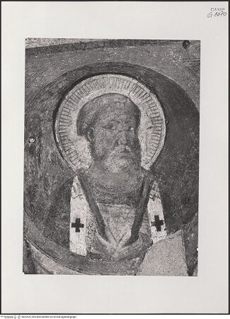 Vorderseite von Pedicini, Luciano [https://www.deutsche-digitale-bibliothek.de/content/lizenzen/rv-ez/] Die sieben Sakramente und der Triumph der KircheZwickelfelder mit Heiligendarstellungen in Tondi - Zwickel: Heiliger oder Apostel, bh532539_recto. Foto: Pedicini, Luciano.