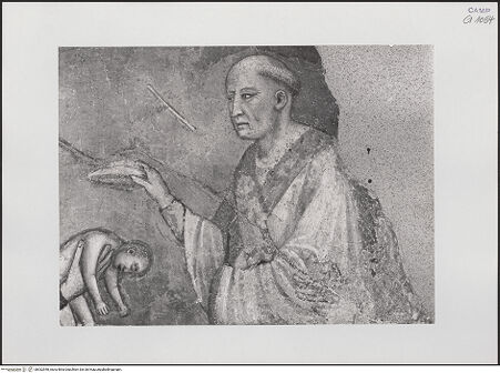 Vorderseite von Pedicini, Luciano [https://www.deutsche-digitale-bibliothek.de/content/lizenzen/rv-ez/] Die sieben Sakramente und der Triumph der KircheSakrament der Taufe - Detail: Priester und Kind, bh532548_recto. Foto: Pedicini, Luciano.