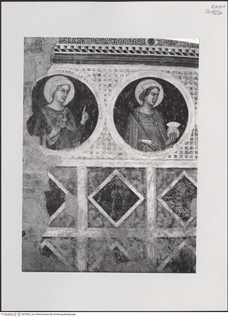 Vorderseite von Pedicini, Luciano [https://www.deutsche-digitale-bibliothek.de/content/lizenzen/rv-ez/] Szenen aus dem Leben des heiligen MartinHeiligen und Madonna - Zwei weibliche Heilige, bh532581_recto. Foto: Pedicini, Luciano.
