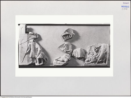 Vorderseite von Pedicini, Luciano [https://www.deutsche-digitale-bibliothek.de/content/lizenzen/rv-ez/] Szenen aus dem Leben der heiligen Katharina von Alexandrien - Szene 10: die Folterräder der Katharina werden von Engeln zerstört, bh532604_recto. Foto: Pedicini, Luciano.