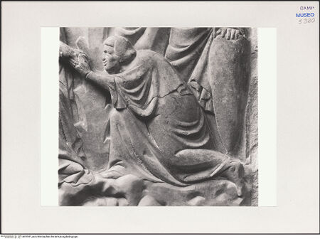 Vorderseite von Pedicini, Luciano [https://www.deutsche-digitale-bibliothek.de/content/lizenzen/rv-ez/] Kreuzigung - Detail: Heiliger (Ludwig von Toulouse?), bh532631_recto. Foto: Pedicini, Luciano.