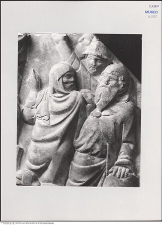 Vorderseite von Pedicini, Luciano [https://www.deutsche-digitale-bibliothek.de/content/lizenzen/rv-ez/] Kreuzigung - Detail: Soldaten (rechte Gruppe), bh532632_recto. Foto: Pedicini, Luciano.