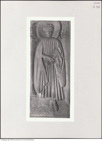 Vorderseite von Sopr. BAS NA [https://www.deutsche-digitale-bibliothek.de/content/lizenzen/rv-ez/] Grabmal für Antonio (und Onofrio) PennaAntonio Penna - Gesamtansicht, bh532668_recto. Foto.