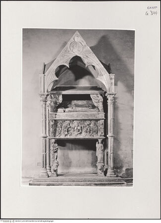 Vorderseite von Pedicini, Luciano [https://www.deutsche-digitale-bibliothek.de/content/lizenzen/rv-ez/] Grabmal der Agnes und Klementia von Anjou-Durazzo - Gesamtansicht, bh532672_recto. Foto: Pedicini, Luciano.