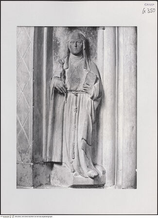 Vorderseite von Pedicini, Luciano [https://www.deutsche-digitale-bibliothek.de/content/lizenzen/rv-ez/] Grabmal des Königs Robert I.Heiligen und Propheten - Pfeiler, Detail: Heilige Klara, bh532682_recto. Foto: Pedicini, Luciano.