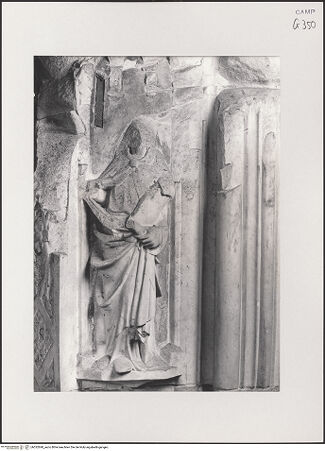 Vorderseite von Pedicini, Luciano [https://www.deutsche-digitale-bibliothek.de/content/lizenzen/rv-ez/] Grabmal des Königs Robert I.Heiligen und Propheten - Pfeiler, Detail: Prophet (Fragment), bh532690_recto. Foto: Pedicini, Luciano.