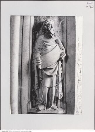 Vorderseite von Pedicini, Luciano [https://www.deutsche-digitale-bibliothek.de/content/lizenzen/rv-ez/] Grabmal des Königs Robert I.Heiligen und Propheten - Pfeiler, Detail: Prophet, bh532691_recto. Foto: Pedicini, Luciano.