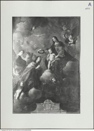 Vorderseite von Publifoto, Palermo [https://www.deutsche-digitale-bibliothek.de/content/lizenzen/rv-ez/] Himmlische Krönung des heiligen Kasimir - Gesamtansicht, bh533257_recto. Foto.