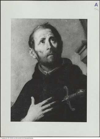 Vorderseite von Publifoto, Palermo [https://www.deutsche-digitale-bibliothek.de/content/lizenzen/rv-ez/] Ein heiliger Märtyrer - Detail: Bruststück, bh533266_recto. Foto.