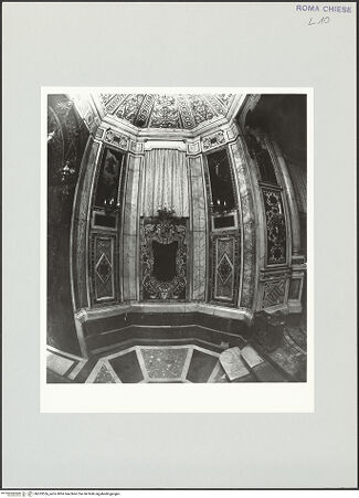 Vorderseite von Sopr. BAS ROMA [https://www.deutsche-digitale-bibliothek.de/content/lizenzen/rv-ez/] Santa Maria in VallicellaCappella di San Filippo Neri - linke Wand, bh533556_recto. Foto.