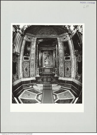 Vorderseite von Sopr. BAS ROMA [https://www.deutsche-digitale-bibliothek.de/content/lizenzen/rv-ez/] Santa Maria in VallicellaCappella di San Filippo Neri - , bh533558_recto. Foto.