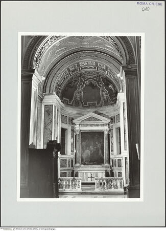 Vorderseite von Sopr. BAS ROMA [https://www.deutsche-digitale-bibliothek.de/content/lizenzen/rv-ez/] Santa Maria in VallicellaCappella dell'Epifania - , bh533562_recto. Foto.