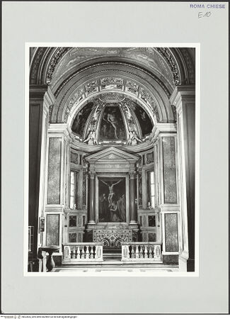 Vorderseite von Sopr. BAS ROMA [https://www.deutsche-digitale-bibliothek.de/content/lizenzen/rv-ez/] Santa Maria in VallicellaCappella del Crocifisso - , bh533565_recto. Foto.