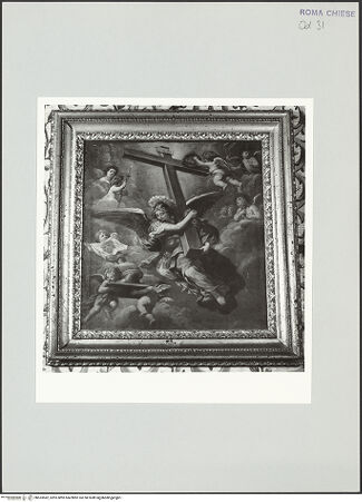 Vorderseite von Sopr. BAS ROMA [https://www.deutsche-digitale-bibliothek.de/content/lizenzen/rv-ez/] Engel mit den Arma Christi - , bh533582_recto. Foto.