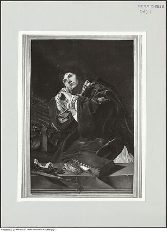 Vorderseite von Sopr. BAS ROMA [https://www.deutsche-digitale-bibliothek.de/content/lizenzen/rv-ez/] Der heilige Laurentius - , bh533590_recto. Foto.