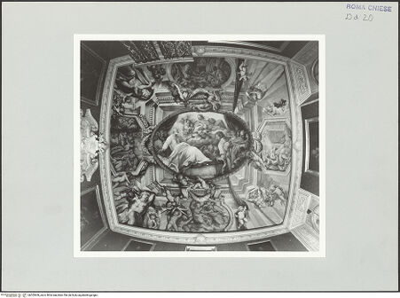 Vorderseite von Sopr. BAS ROMA [https://www.deutsche-digitale-bibliothek.de/content/lizenzen/rv-ez/] Szenen aus der Vita des heiligen Filippo Neri - , bh533600_recto. Foto.