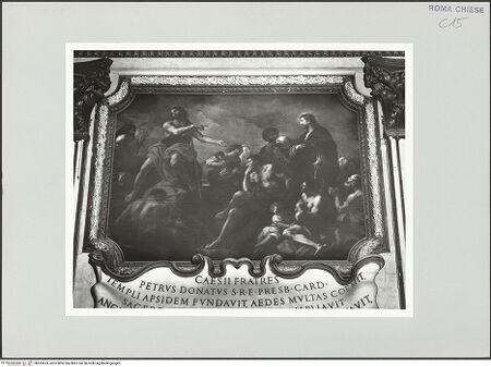 Vorderseite von Sopr. BAS ROMA [https://www.deutsche-digitale-bibliothek.de/content/lizenzen/rv-ez/] Predigt des Täufers - , bh533623_recto. Foto.