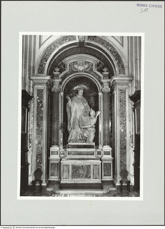 Vorderseite von Sopr. BAS ROMA [https://www.deutsche-digitale-bibliothek.de/content/lizenzen/rv-ez/] Der heilige Filippo Neri und ein Engel - , bh533624_recto. Foto.