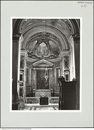 Vorderseite von Sopr. BAS ROMA [https://www.deutsche-digitale-bibliothek.de/content/lizenzen/rv-ez/] Santa Maria in VallicellaCappella dello Spirito Santo - , bh533799_recto. Foto.