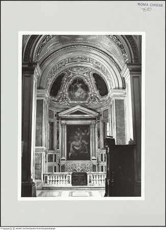 Vorderseite von Sopr. BAS ROMA [https://www.deutsche-digitale-bibliothek.de/content/lizenzen/rv-ez/] Santa Maria in VallicellaCappella della Pietà - , bh533801_recto. Foto.