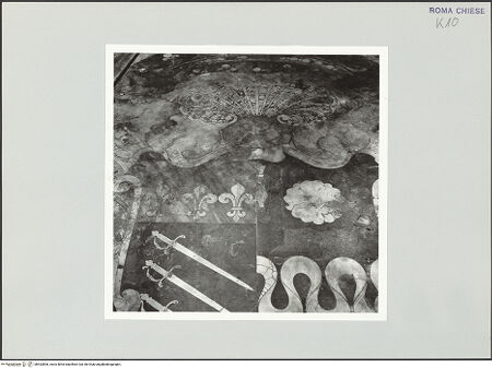 Vorderseite von Sopr. BAS ROMA [https://www.deutsche-digitale-bibliothek.de/content/lizenzen/rv-ez/] Paviment mit Wappen der Spada-Veralli-Potenziani - , bh533806_recto. Foto.