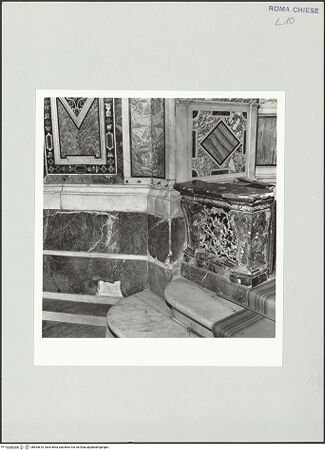 Vorderseite von Sopr. BAS ROMA [https://www.deutsche-digitale-bibliothek.de/content/lizenzen/rv-ez/] Santa Maria in VallicellaCappella di San Filippo Neri - zwischen Haupt- und Altarraum, bh533810_recto. Foto.