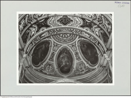 Vorderseite von Sopr. BAS ROMA [https://www.deutsche-digitale-bibliothek.de/content/lizenzen/rv-ez/] Die heiligen Patermuthius, Copretes und Alexander - , bh533822_recto. Foto.