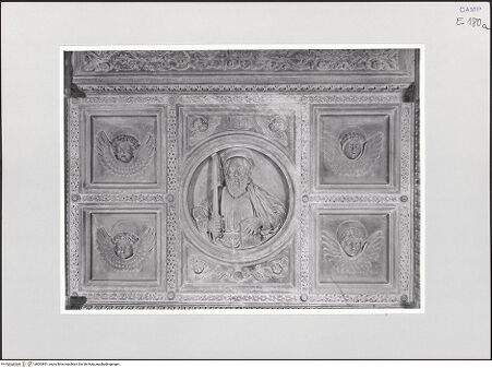 Vorderseite von Sopr. BAS NA [https://www.deutsche-digitale-bibliothek.de/content/lizenzen/rv-ez/] DeckenkassettierungPaulus - Gesamtansicht, bh533851_recto. Foto.